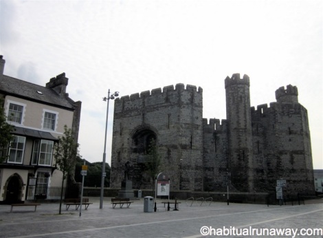 View of Caernarfon Castle